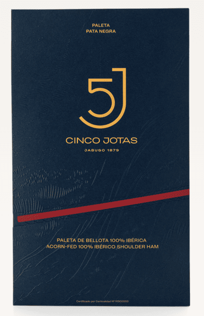 Pré-tranché Epaule ibérique Bellota, 100% Pata Negra Cinco Jotas 5J