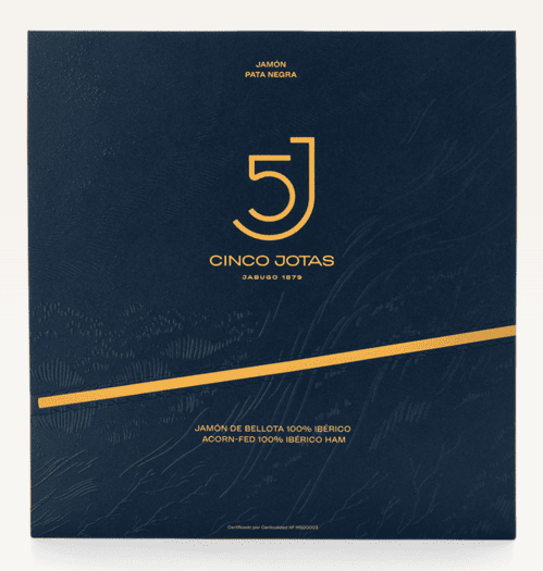 Pré-tranché Jambon ibérique Bellota, 100% Pata Negra Cinco Jotas 5J