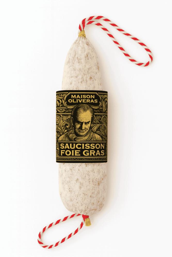 Saucisson au foie gras