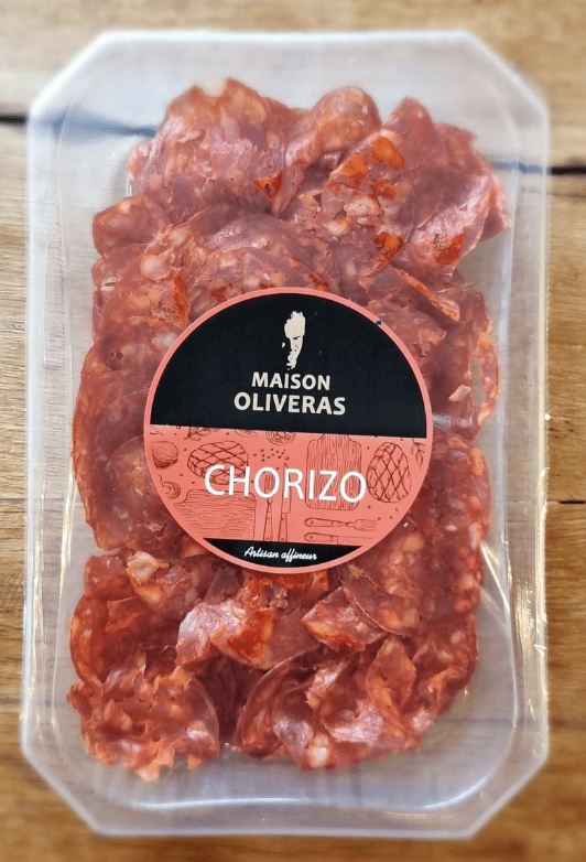 Chiffonnade de chorizo