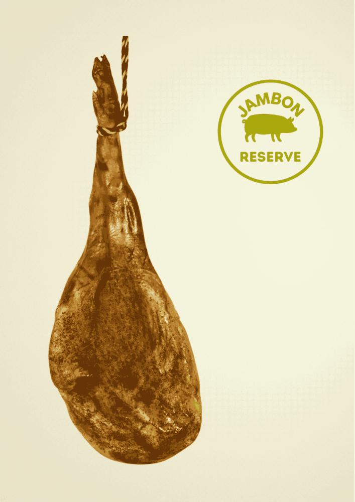 Jambon Réserve, avec os