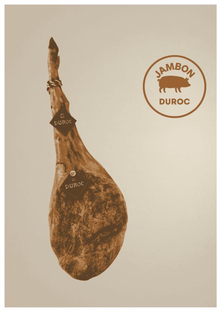 1089 - Jambon Duroc, 24 mois d'affinage, avec os