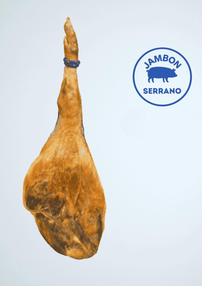 Jambon Serrano Trevélez, avec os